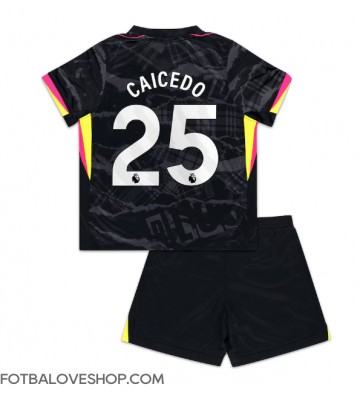 Chelsea Moises Caicedo #25 Dětské Alternativní Dres 2024-25 Krátký Rukáv (+ trenýrky)